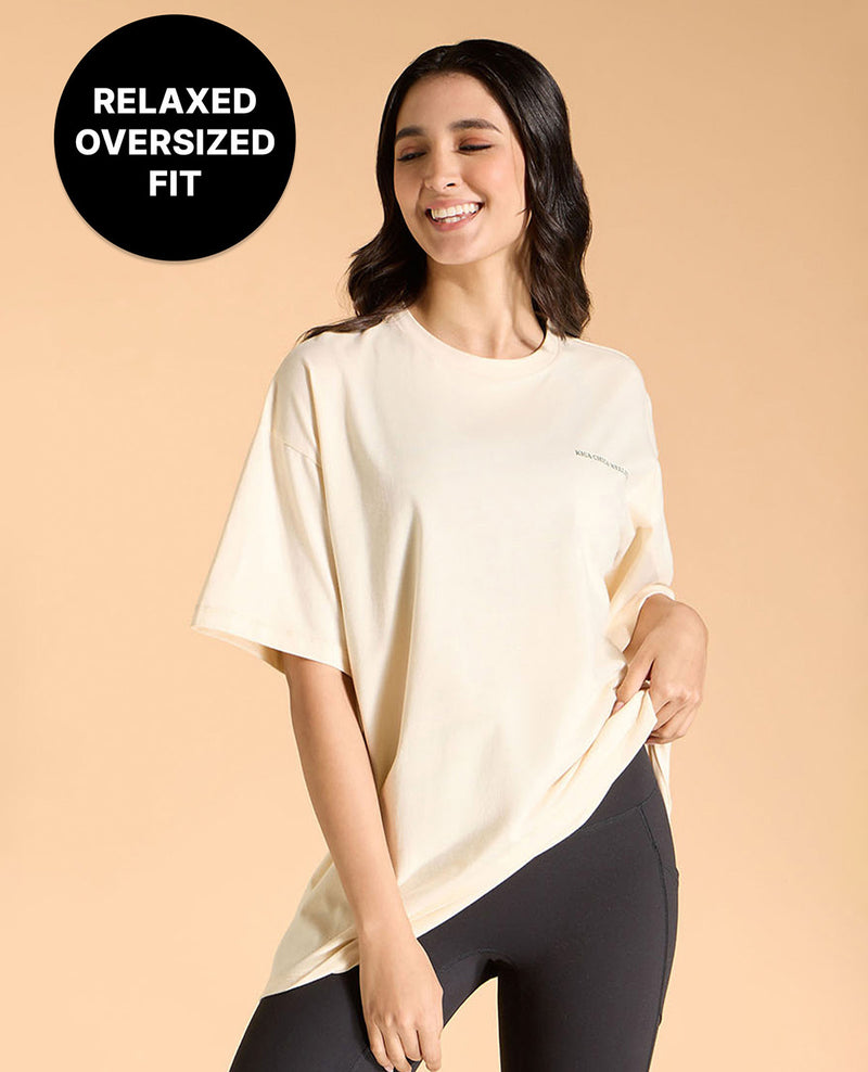 Cotton Oversized Printed Graphic Tshirt For Dailywear