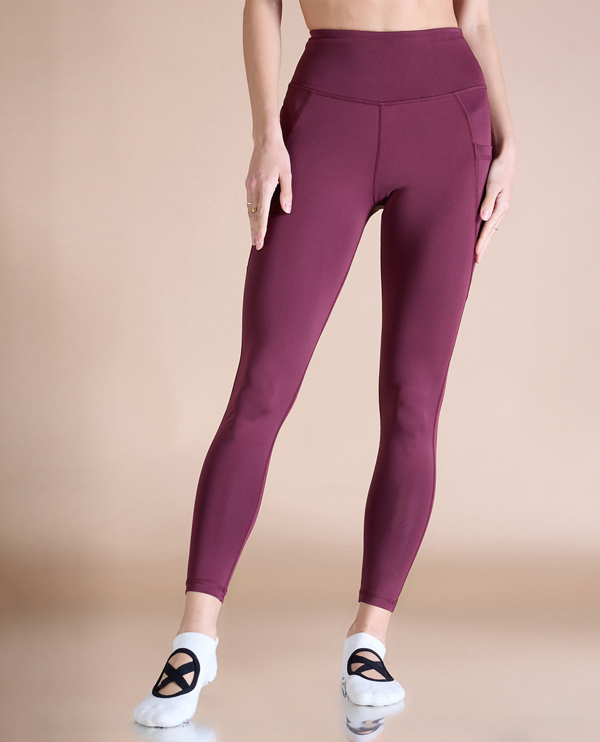 Buy Kica High Waisted Leggings in Second SKN Fabric for Gym and Training  Online