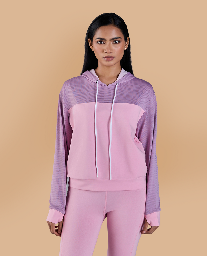 Full Sleeve Fashion Hoodie Pink