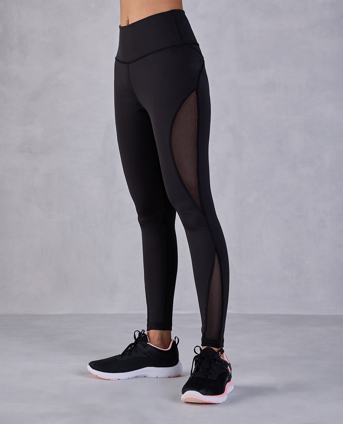 Buy Kica High Waisted Dual Coloured Leggings in Second SKN Fabric For Gym  and Training Online