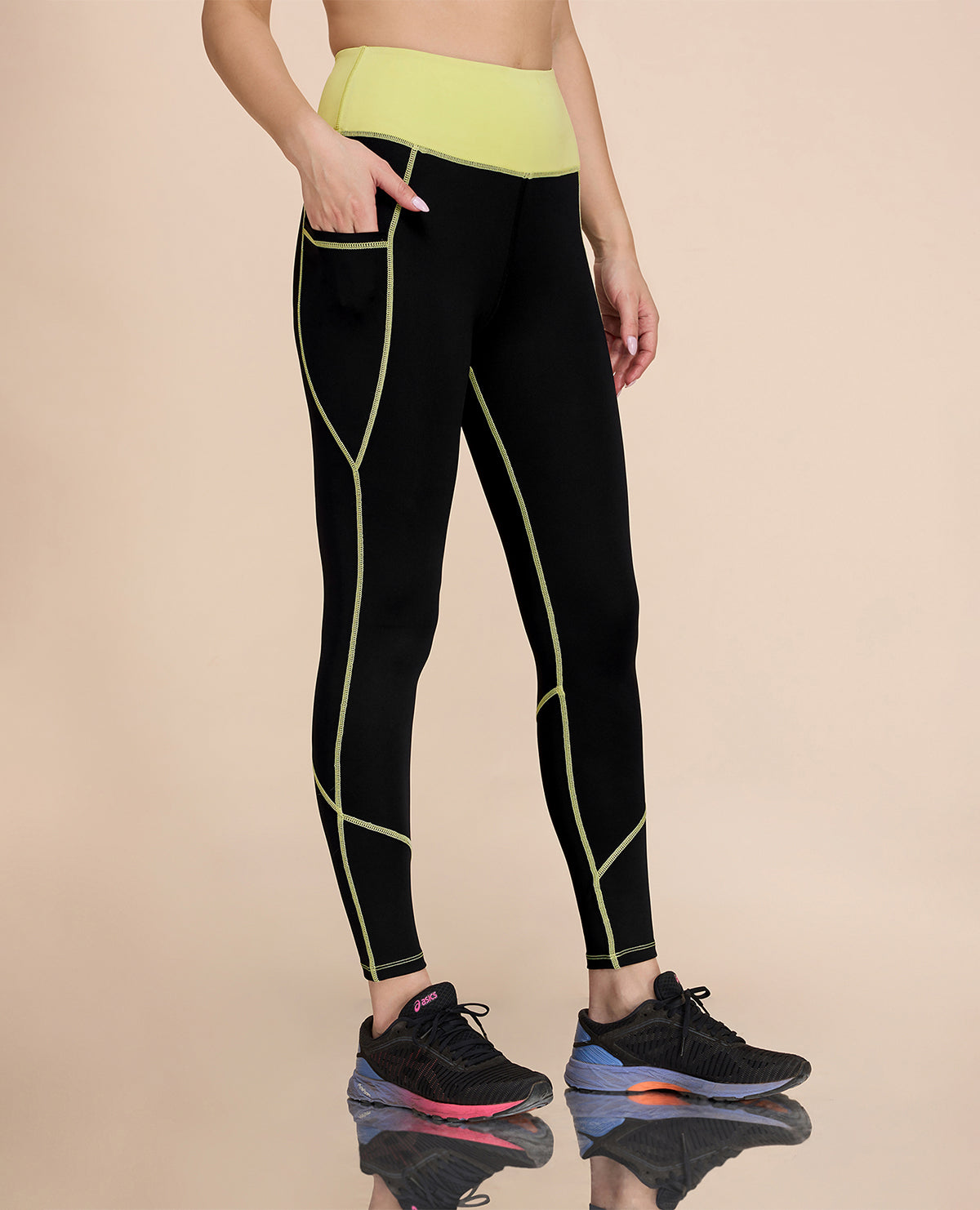 High Waisted Leggings in Second SKN Fabric – Kica Active