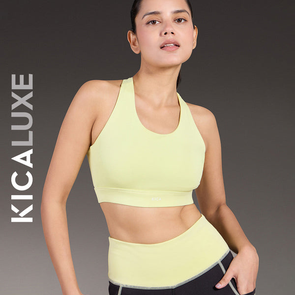 Luxe Crostini Full Coverage And High-Impact Sports Bra Neon