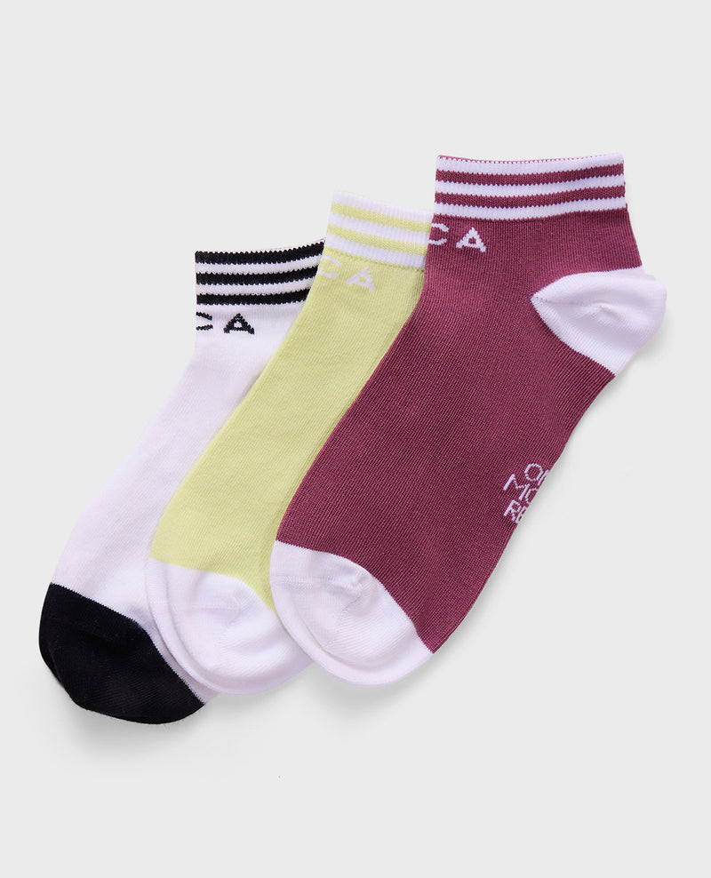 Soft Cotton One More Rep Crew Socks Multicolor - Pack Of 3