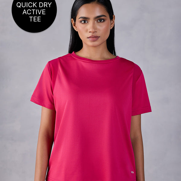 Breathable Stride Running Top With Mesh Inserts Apple