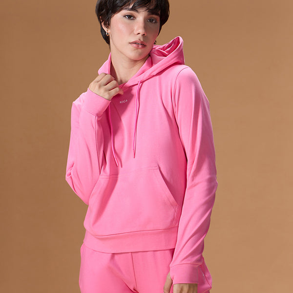 Extra Soft Cotton Hoodie Pink