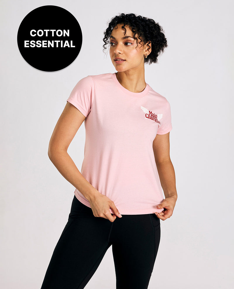 Cotton Everyday Essentail Top Pink