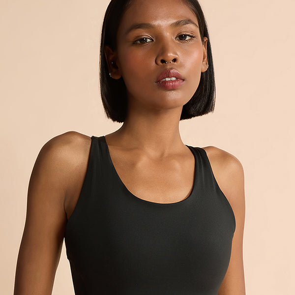 Luxe Limitless High-Impact Full Coverage Sports Bra Black