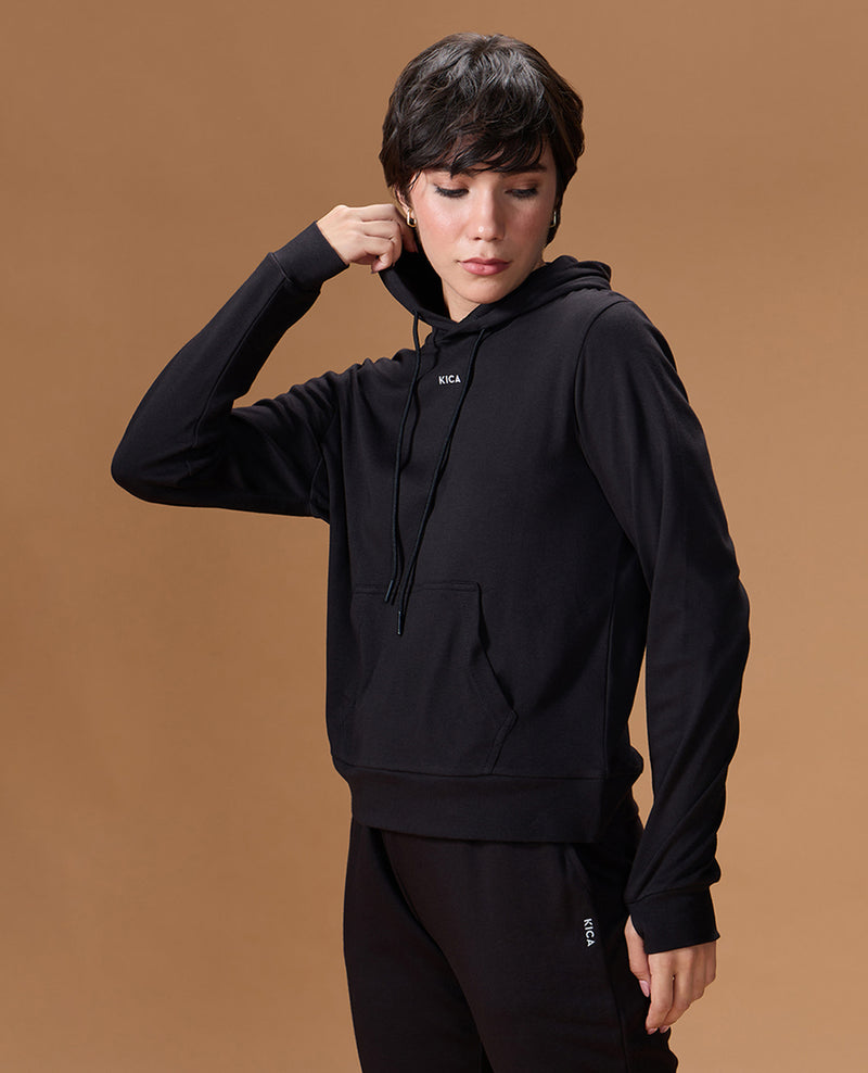 Extra Soft Cotton Hoodie Black