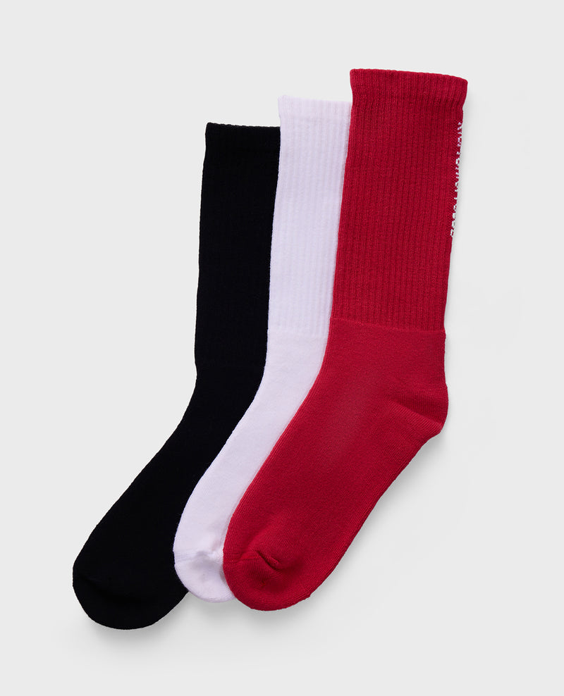 Kica Chica Long Crew Socks Multicolor - Pack Of 3