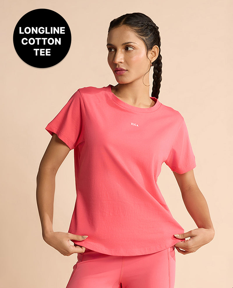 Modest Cotton Essential Top Hip Covering Fit Apple