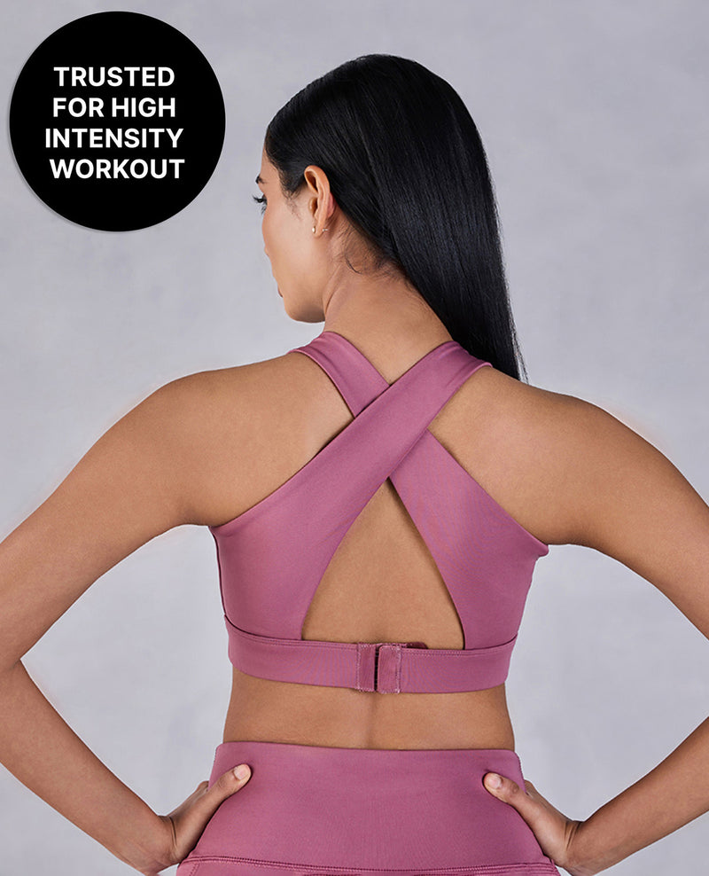 Crostini Full Coverage Sports Bra Tulipwood