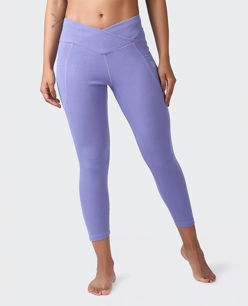 CAICJ98 Leggings For Women Leggings for Women - Full Length Soft Tummy  Control Stretchy Yoga Pants Workout Black Reg & Plus Size Purple,M 