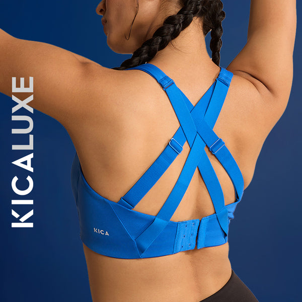 Luxe Limitless High-Impact Full Coverage Sports Bra Blue