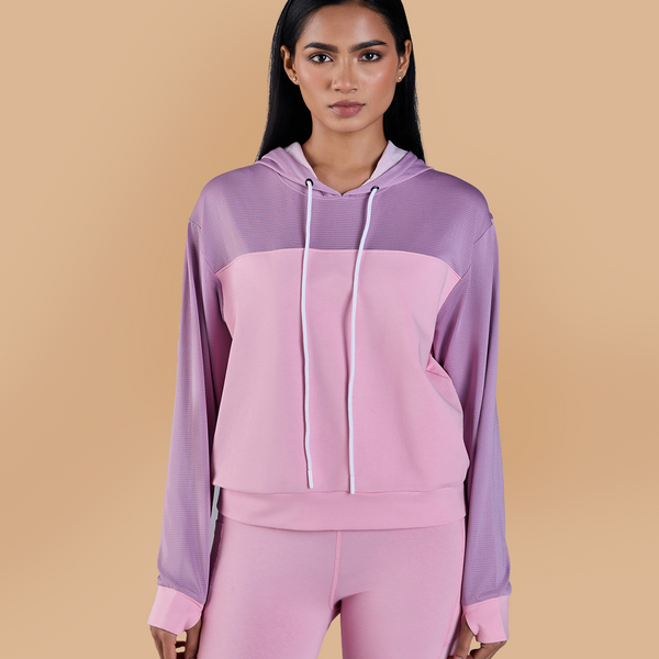 Full Sleeve Fashion Hoodie Pink