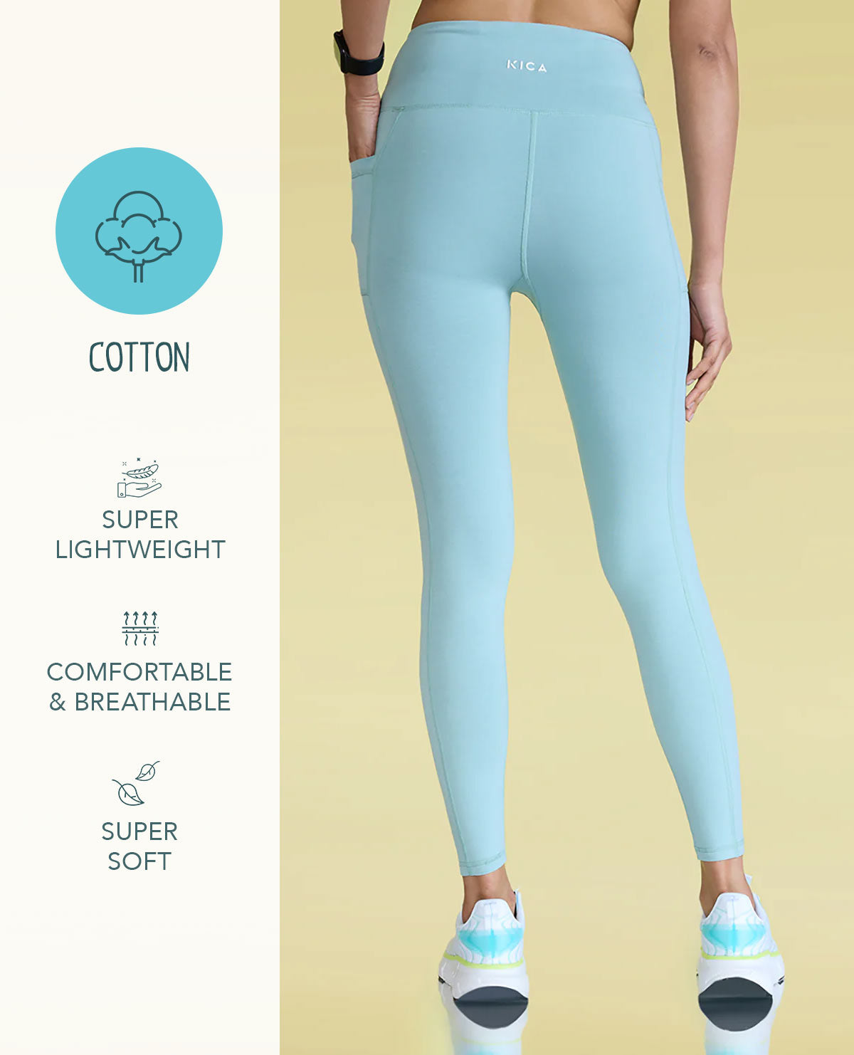 uhnmki Cotton Yoga Pants Solid Tummy Control High Waist Streth Soft Comfy  Slim Workout Leggings Athletic Yoga Leggings Tight, Blue, Small :  : Clothing, Shoes & Accessories