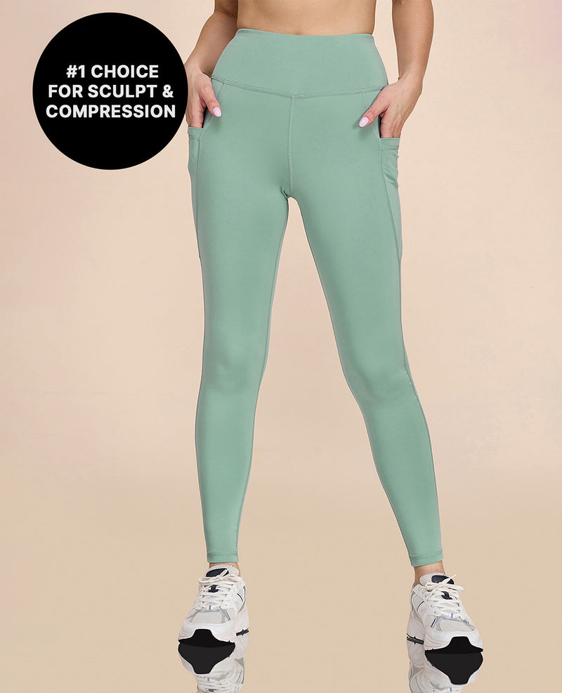Kica High-Waisted Workout Leggings Sky