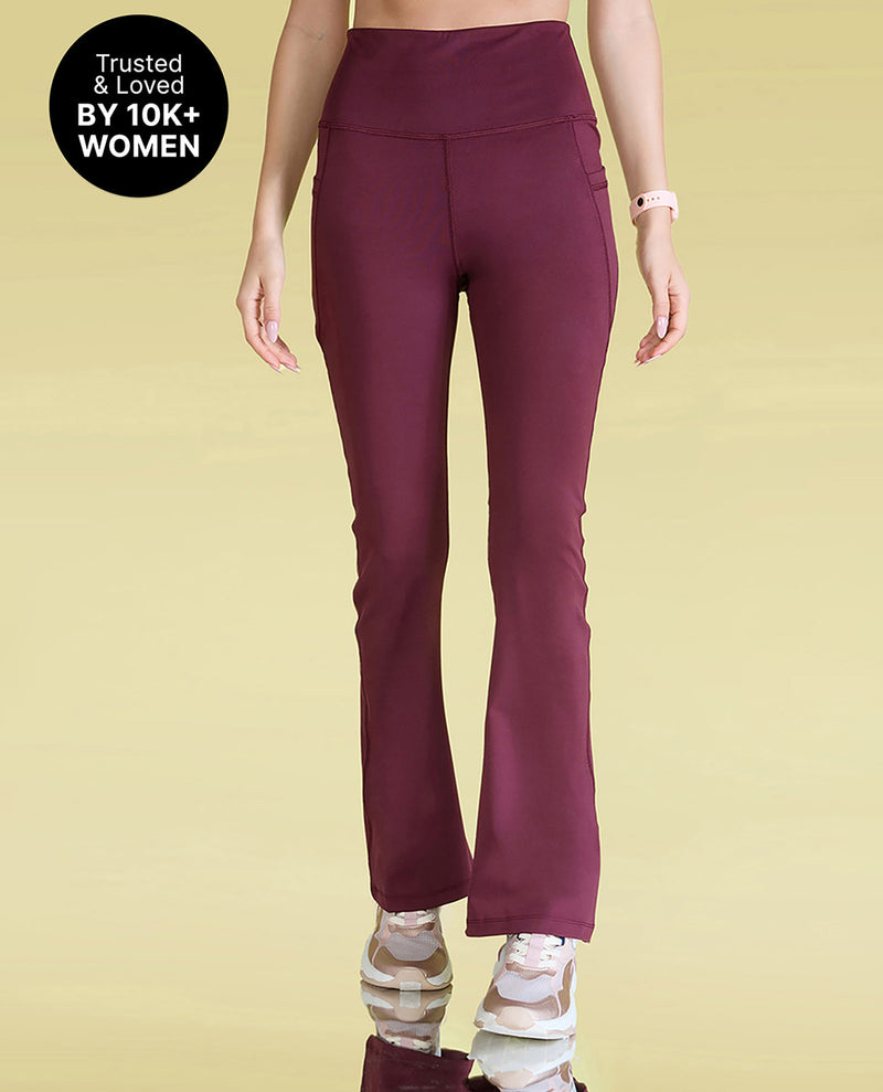 Women Stretchable Flared Pants
