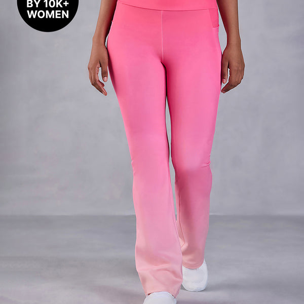 High-Rise Ombre Flare Pants in Second SKN