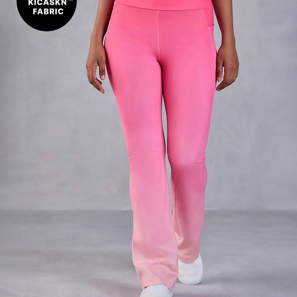 High-Rise Ombre Flare Pants in Second SKN