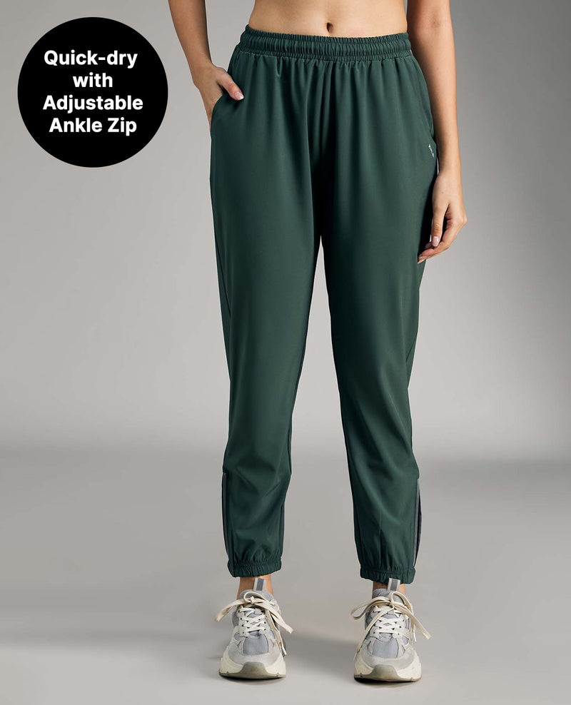 Kica High-Rise Training Track Pants Olive