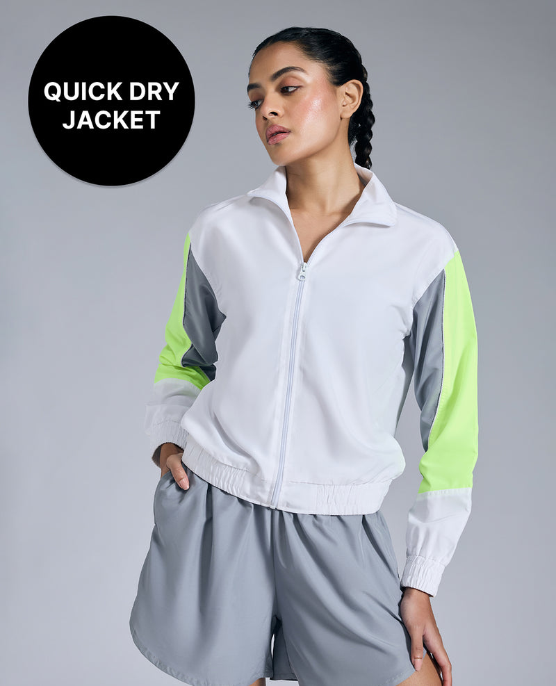 Quick-Dry Training Jacket Grey