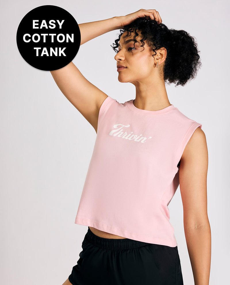 Kica Cotton Muscle Tank Top Pink