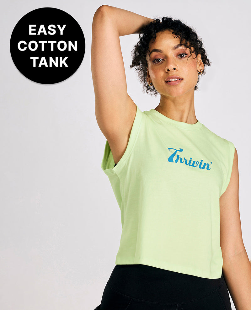 Kica Cotton Muscle Tank Top Neon