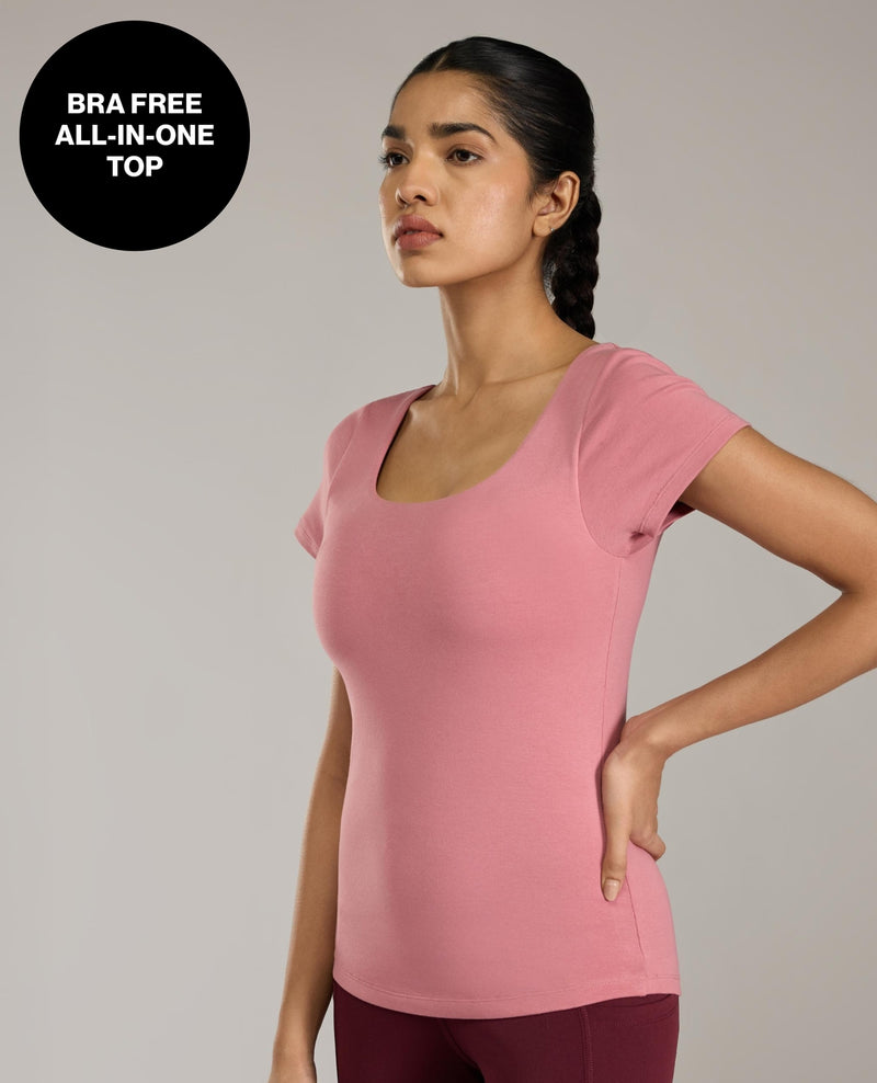 Kica Bra-Less Support Top KIC002 Pink