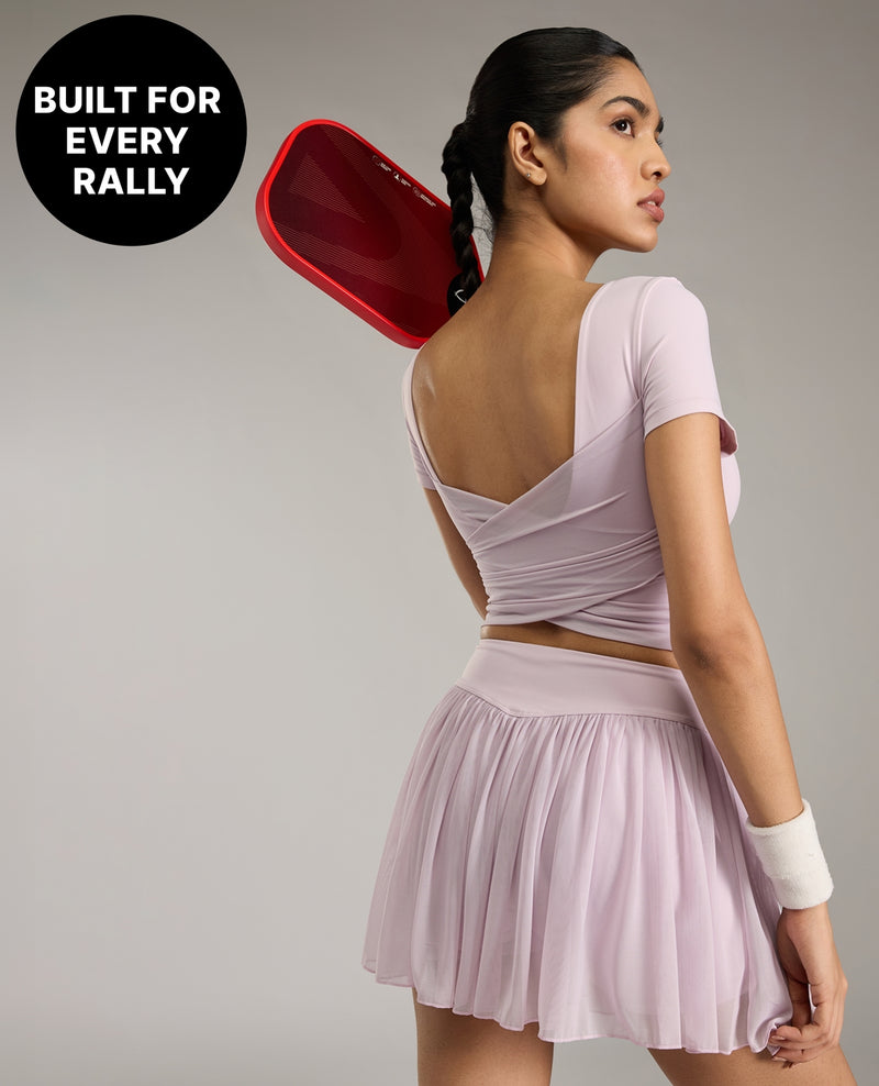 Kica Court Edge Inbuilt Cup Top KIC017 Pink