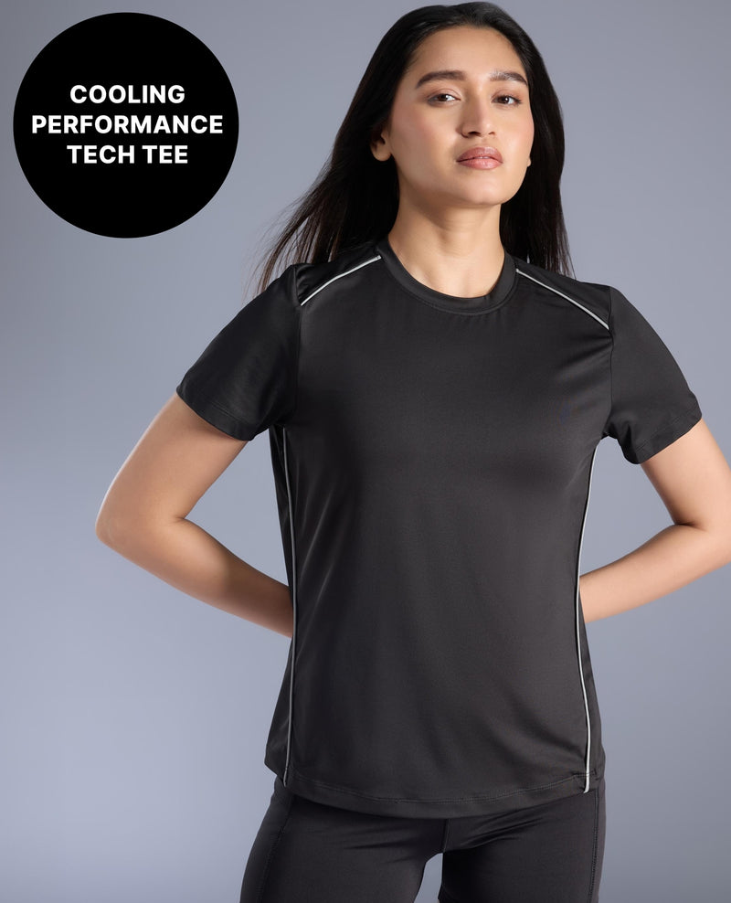 Quick Dry Performance Tee KIC027 Black