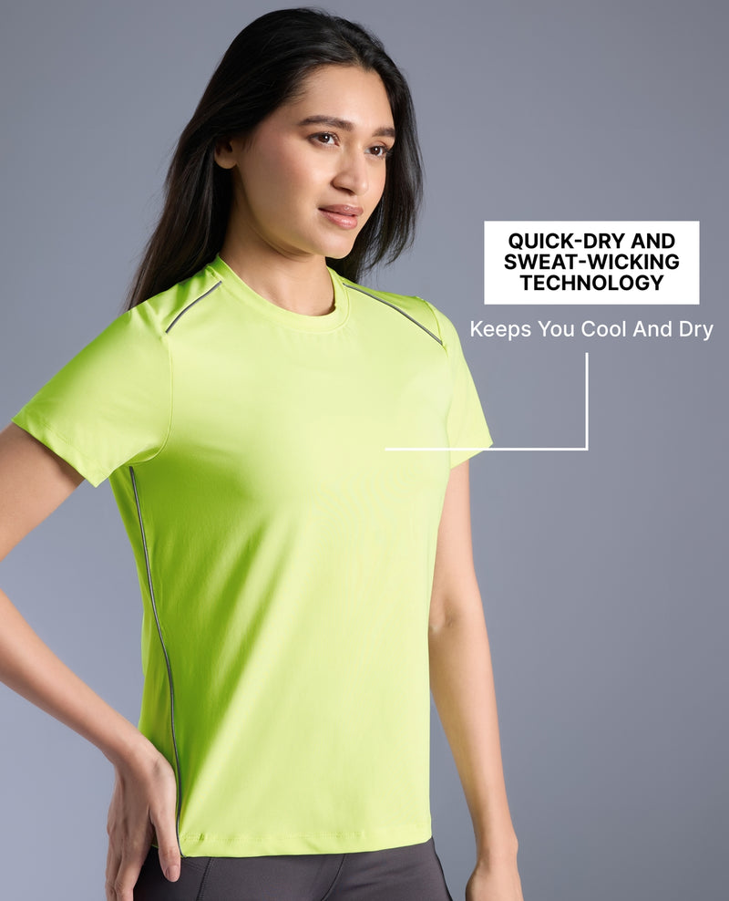 Quick Dry Performance Tee KIC027 Neon