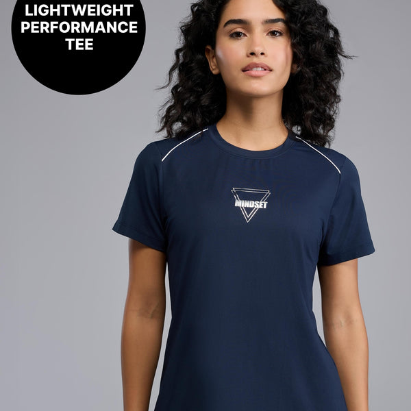 Lightweight Breathable Performance RunLite Tee KIC058 Navy