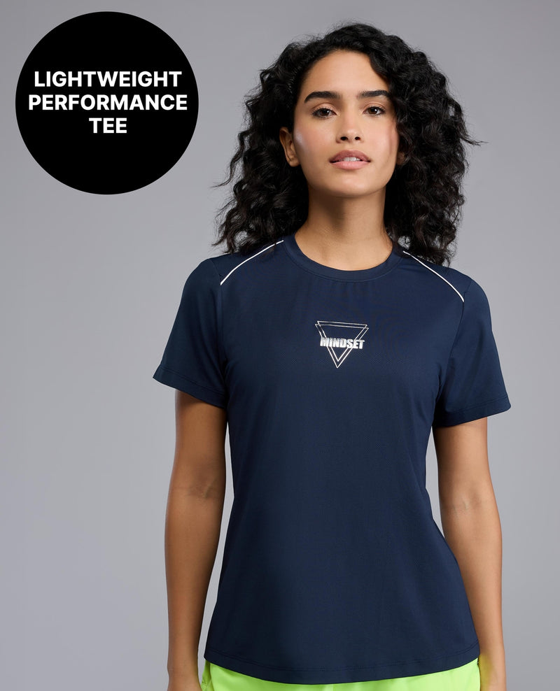 Lightweight Breathable Performance RunLite Tee KIC058 Navy