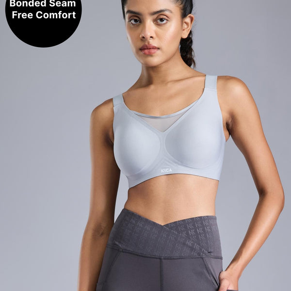 Kica High Impact PowerBond Sports Bra KIC109 Grey