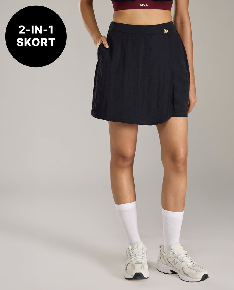 Kica GoLite Performance Skort KIC400-Navy Blue