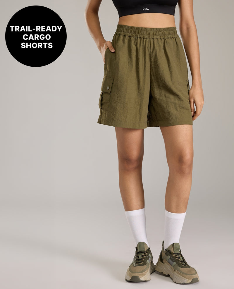 Kica GoLite Outdoor Cargo Shorts KIC401-Olive