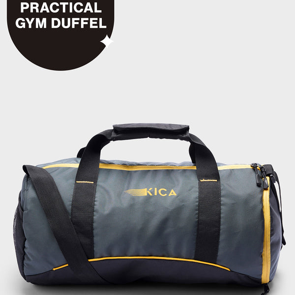 Kica Smartly Compartmentalised Duffle Bag Grey KIC715