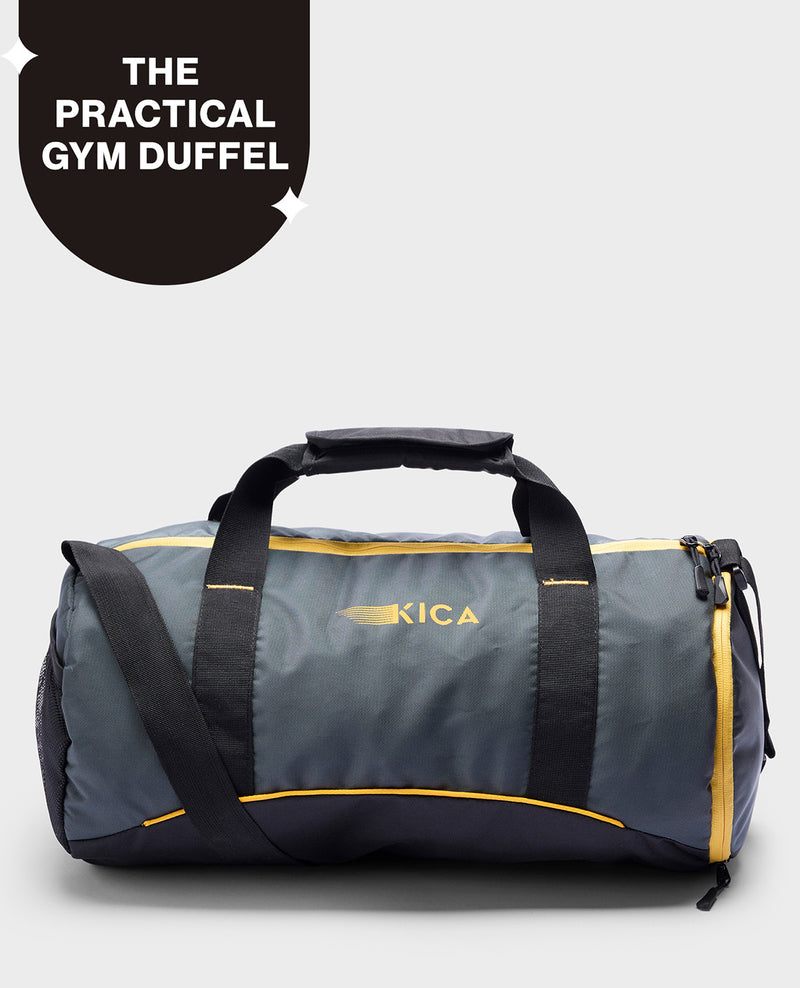 Kica Smartly Compartmentalised Duffle Bag Grey KIC715