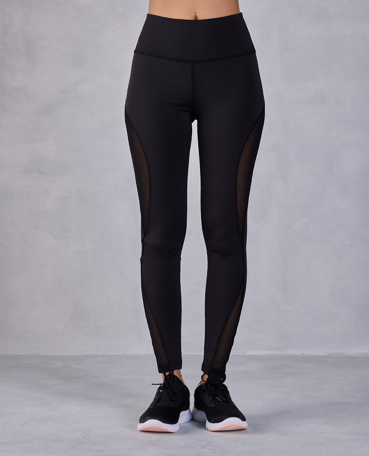 Laasa Sports | JUST-DRY Mesh Panel 7/8 Go Train Tights for Women