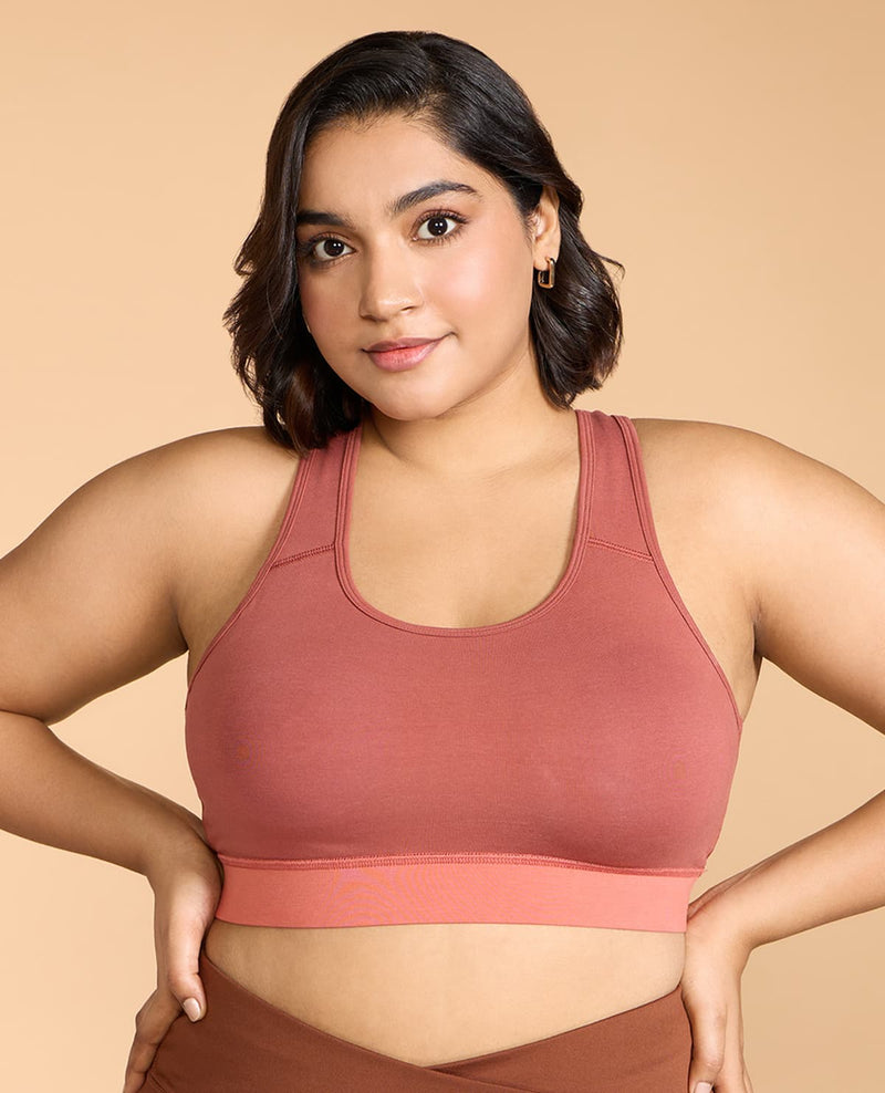 Low Support Cotton Sports Bra