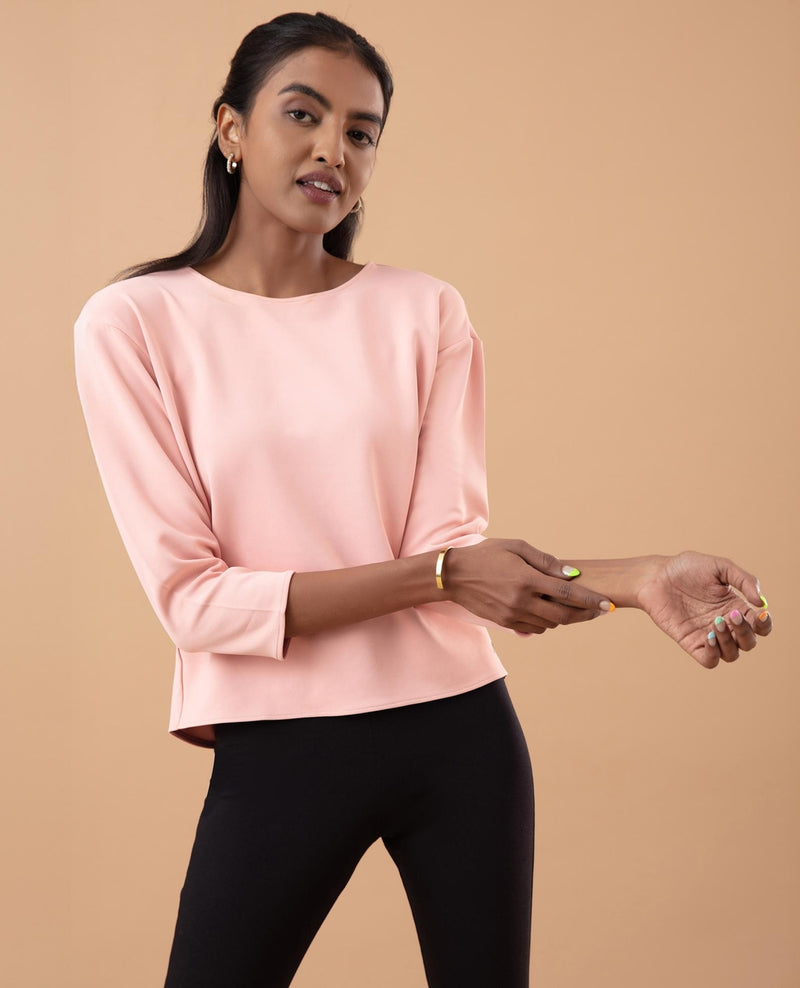 Nykd by Nykaa Nykd All Day Comfy Cozy Top - NYAT201 Mellow Rose