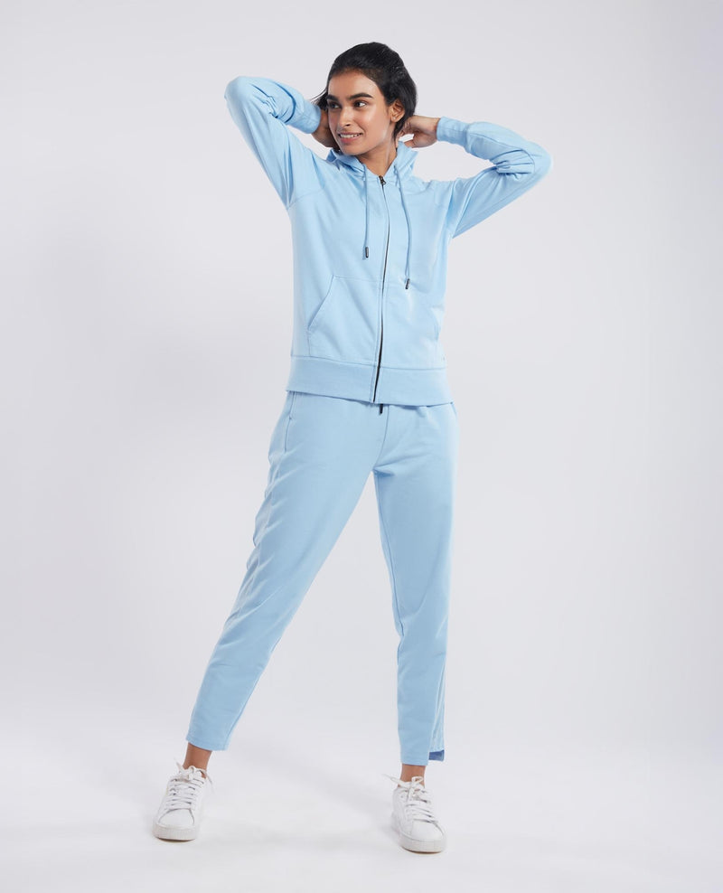 Nykd by Nykaa Terry Hooded Sweatshirt - NYAT237 Dutch Canal