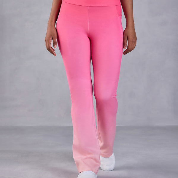 High-Rise Ombre Flare Pants in Second SKN