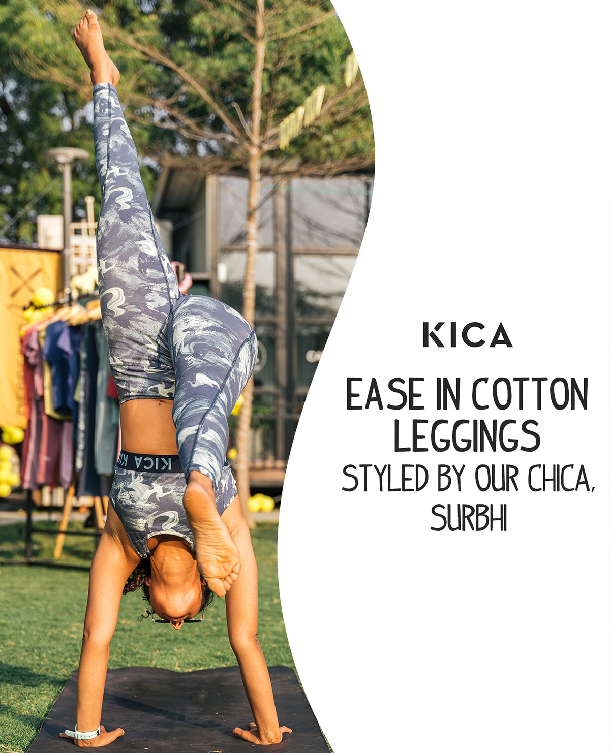 Buy Kica Cotton Low Impact Leggings For Yoga and Everyday