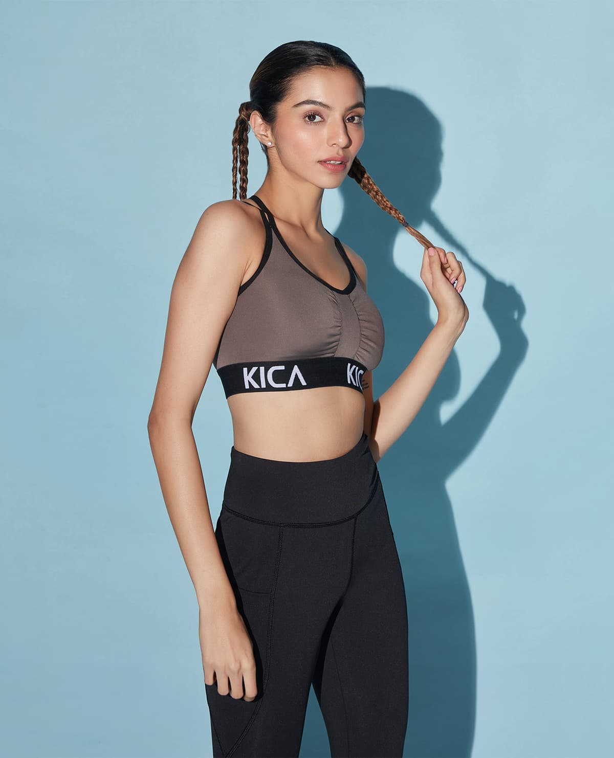 Topwear Kica Active  Steel Mid Support Sports Bra ⋆ Timelesswearshop