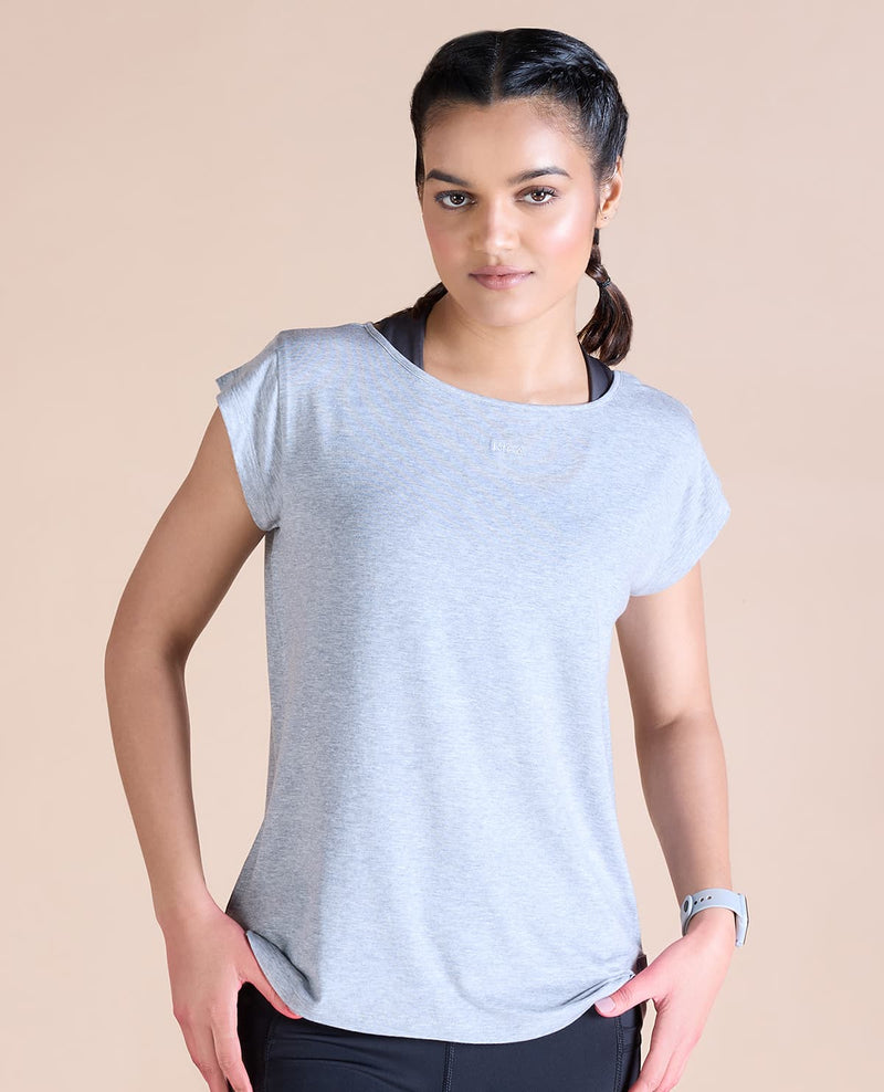 Ease In Tencel Top With Back Keyhole